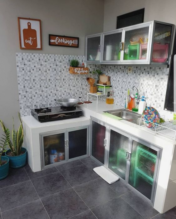 Desain Dapur Leter L 30